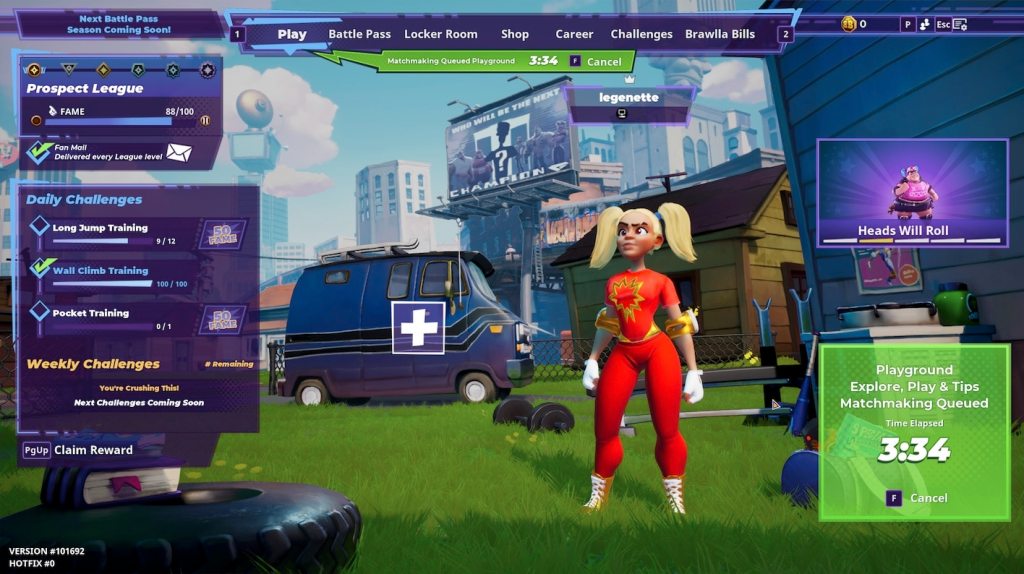 Rumbleverse review: a free-to-play battle royale knockout