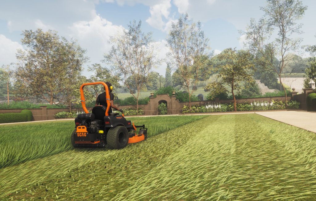 lawn mowing simulator epic games store