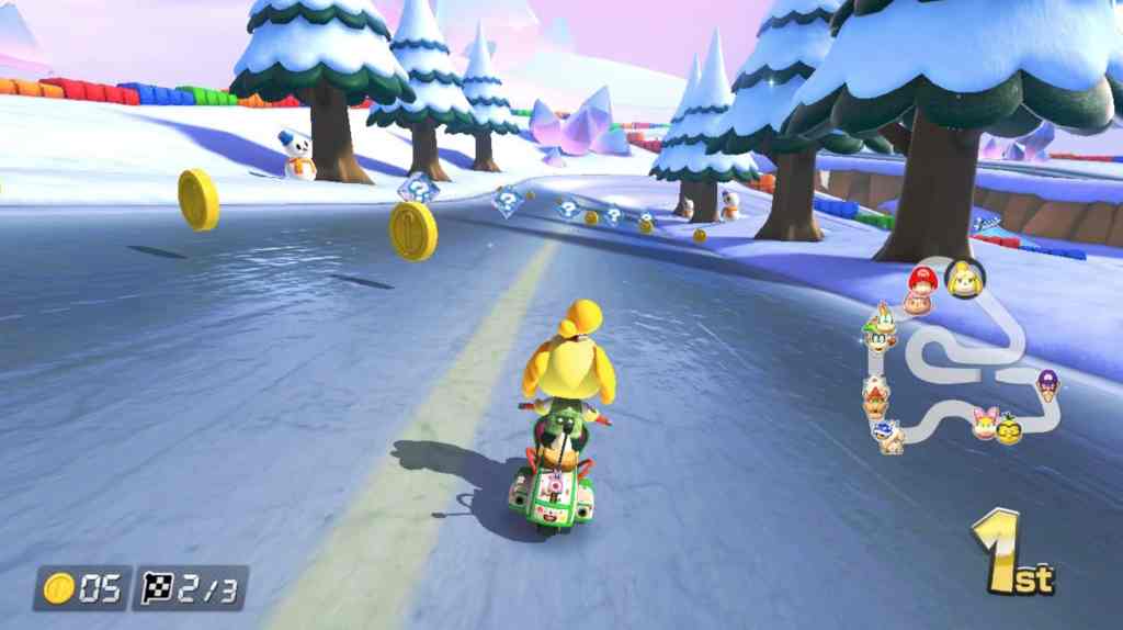 mario kart snow land ranked