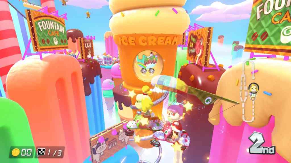 mario kart wave two sundae