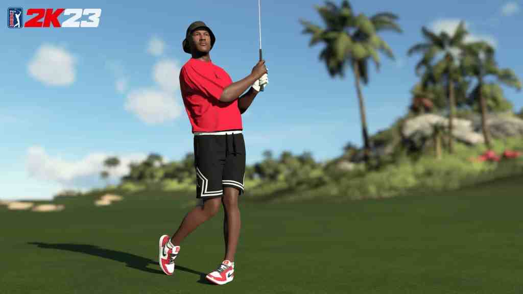 michael jordan in pga tour 2k23 game