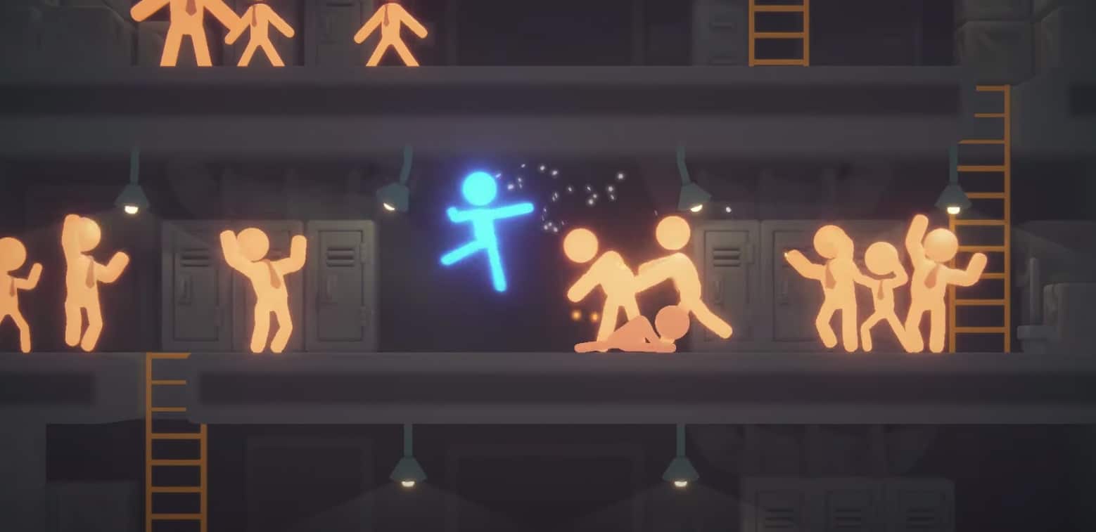 Stick it to the Stickman is an office brawler with weaponised farts