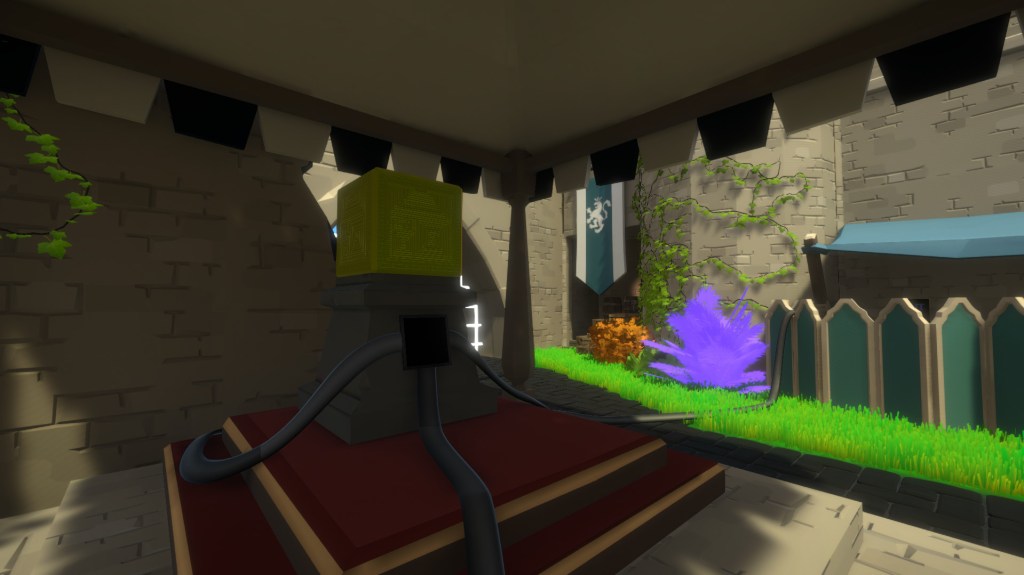 A screenshot of The Looker, a parody of The Witness