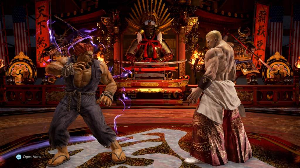 Akuma vs Geese Howard Tekken 7