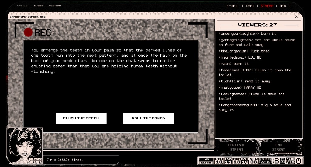 Dark web streamer screenshot