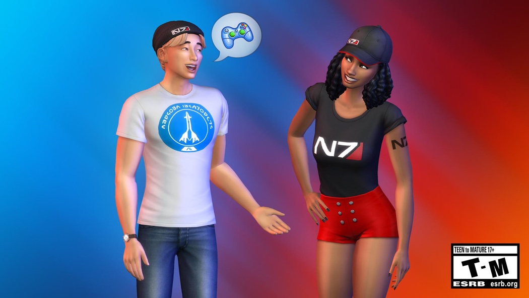 Mass Effect 4 update – EA celebrates N7 Day with Sims 4 crossover