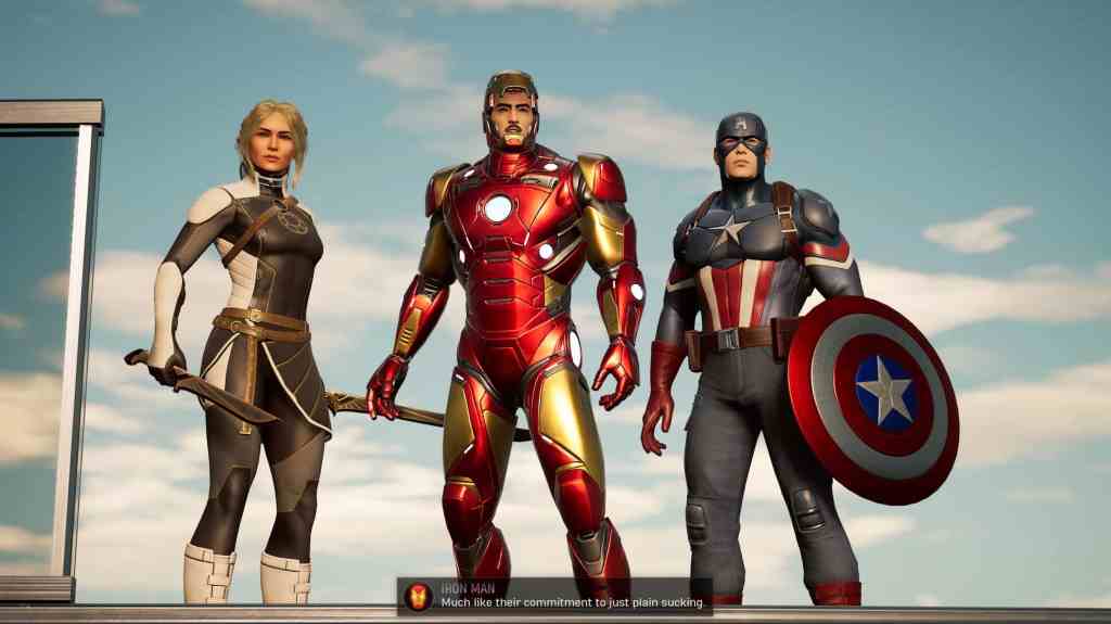 Marvel's Midnight Suns gameplay showcases America's ass