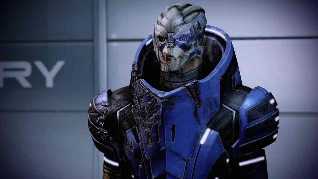 Garrus, your Turian companion in Mass Effect.