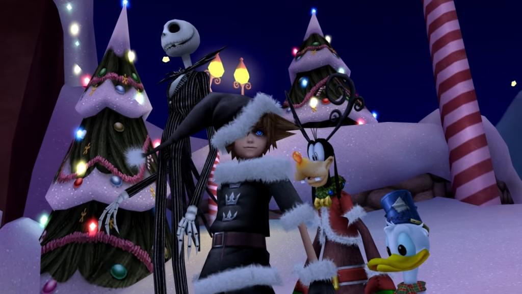 kingdom hearts christmas video games