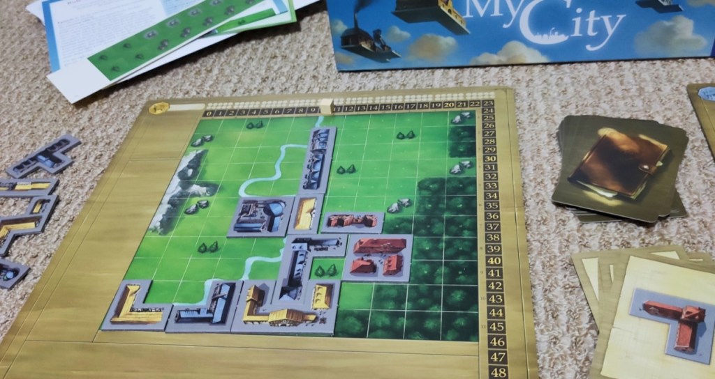 my city relaxing board game 