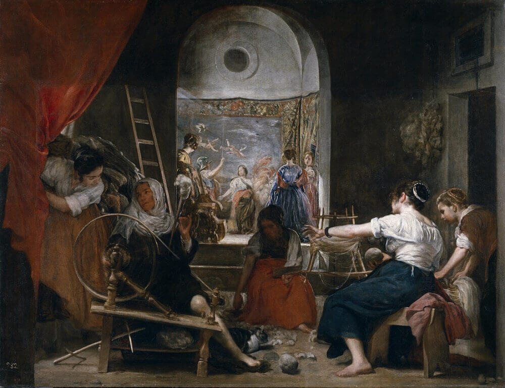 The Fable of Arachne, or The Spinners, by Diego Velázquez
