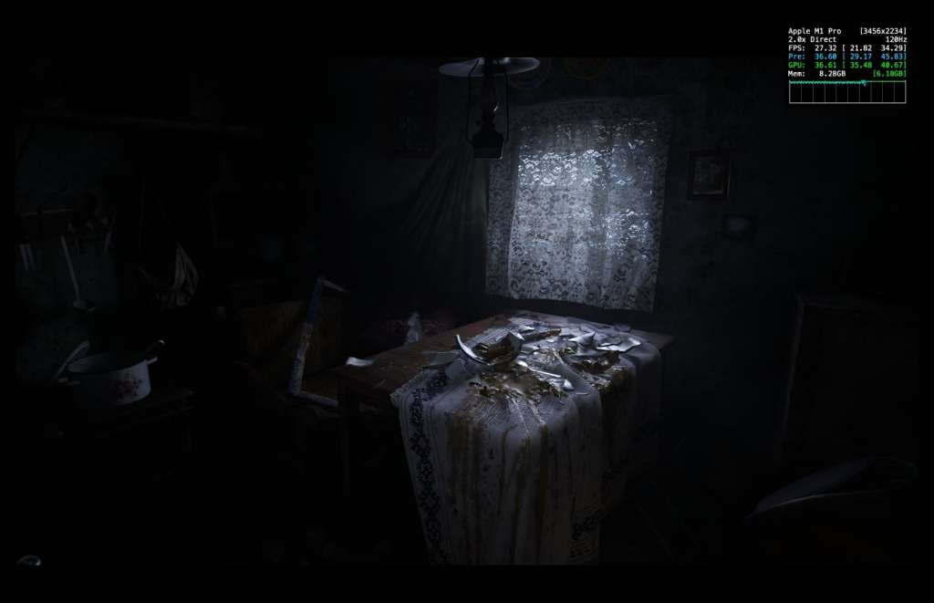 Resident Evil Village MacBook Pro Review screenshot