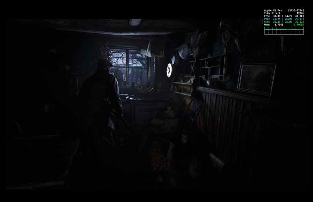 Resident Evil Village MacBook Pro Review screenshot