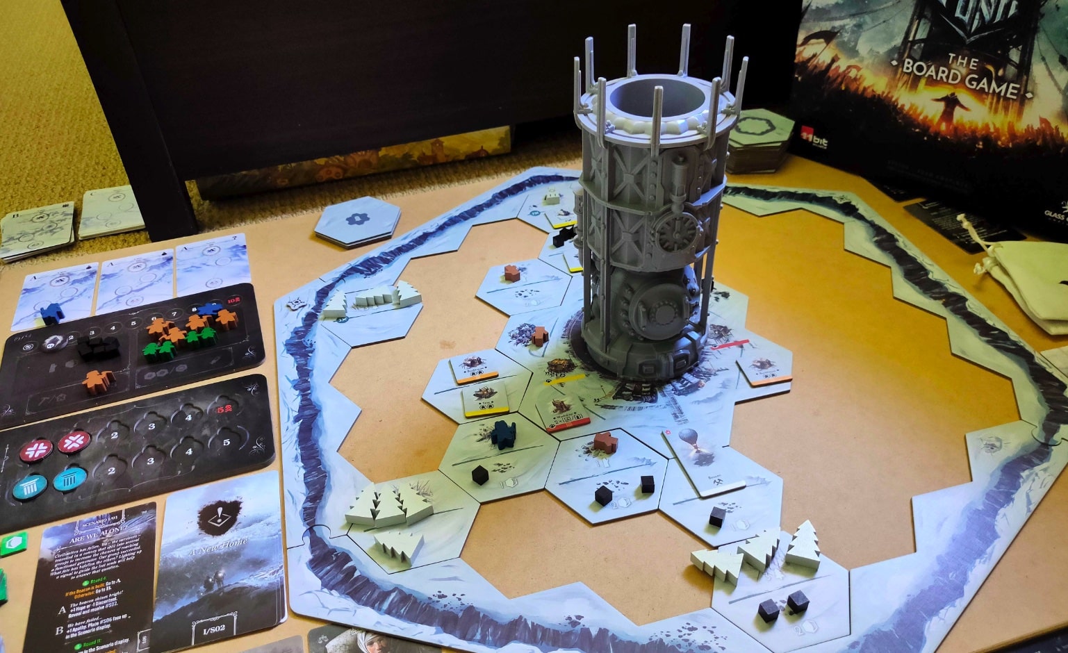 thumbnail image 2 of Frostpunk Board Game: Frostlander Expansion - New Cards & Difficulty 2 of 11