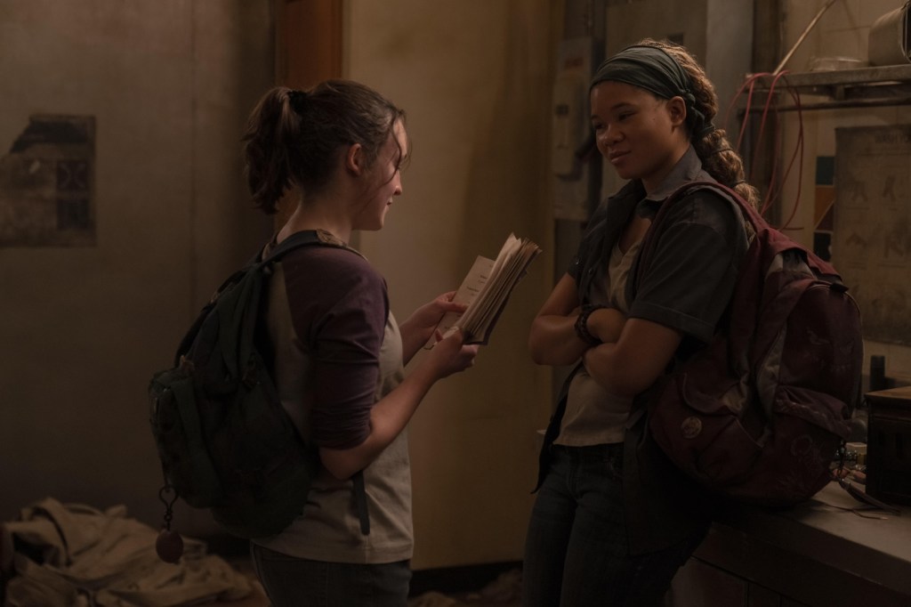 Storm Reid and Bella Ramsey in The Last of Us on HBO