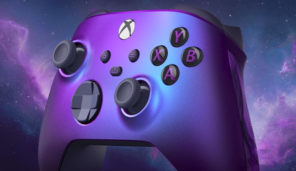 xbox controller stellar shift purple