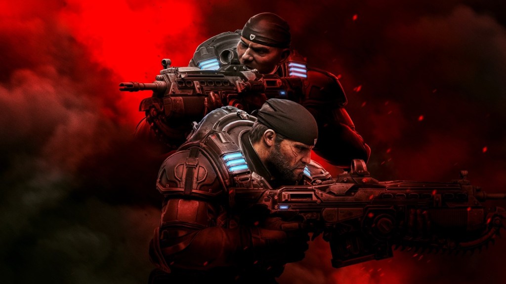 Dave Bautista and Marcus Fenix in Gears of War 5