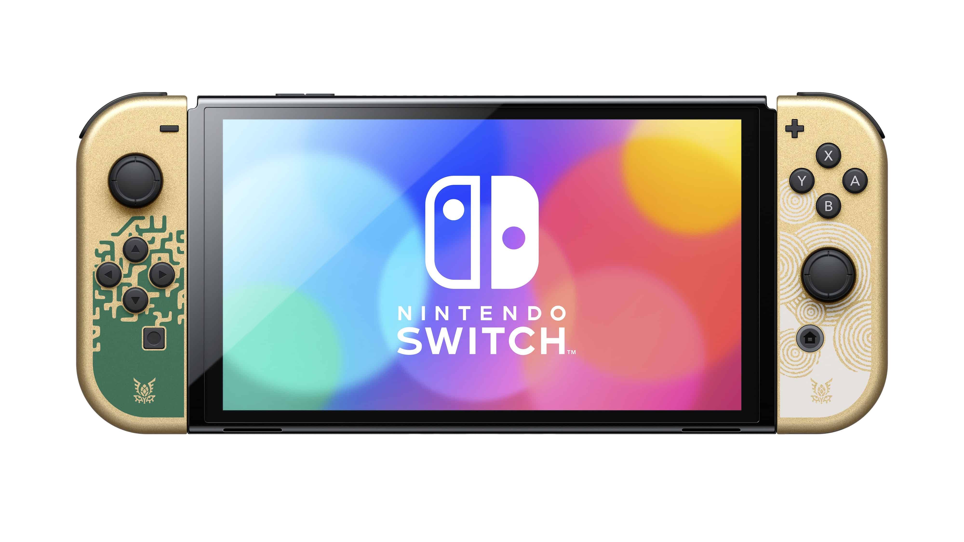 The Legend of Zelda: Tears of the Kingdom Nintendo Switch OLED console