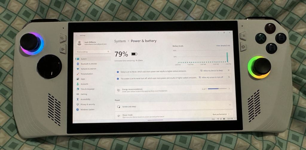 The Asus ROG Ally runs Windows, eats battery, and needs time to