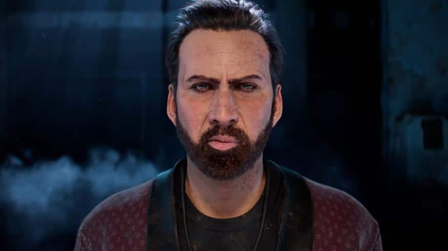 nicolas cage dead by daylight survivor