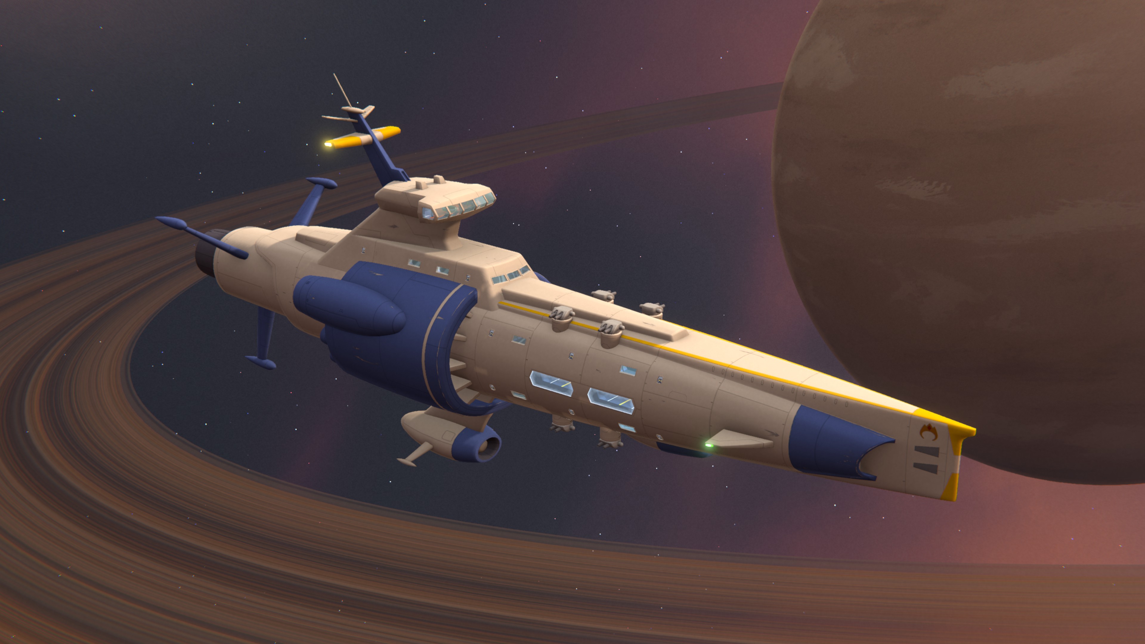 Simulatorul de navă spațială animată Jumplight Odyssey prezintă lupta, viitoarea demo