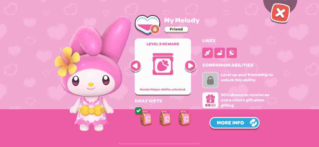 Hello Kitty Island Adventure My Melody Gifts: A Complete List - News