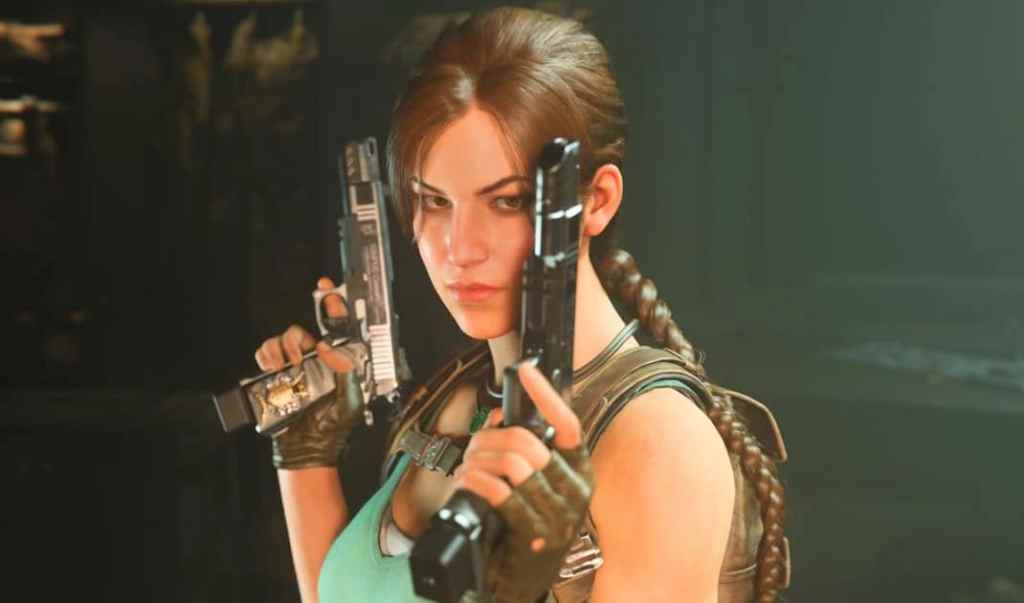 call of duty tomb raider lara croft