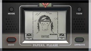 papers please demake game and watch