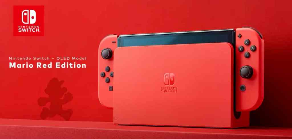 Nintendo Switch OLED Mario Red-editie