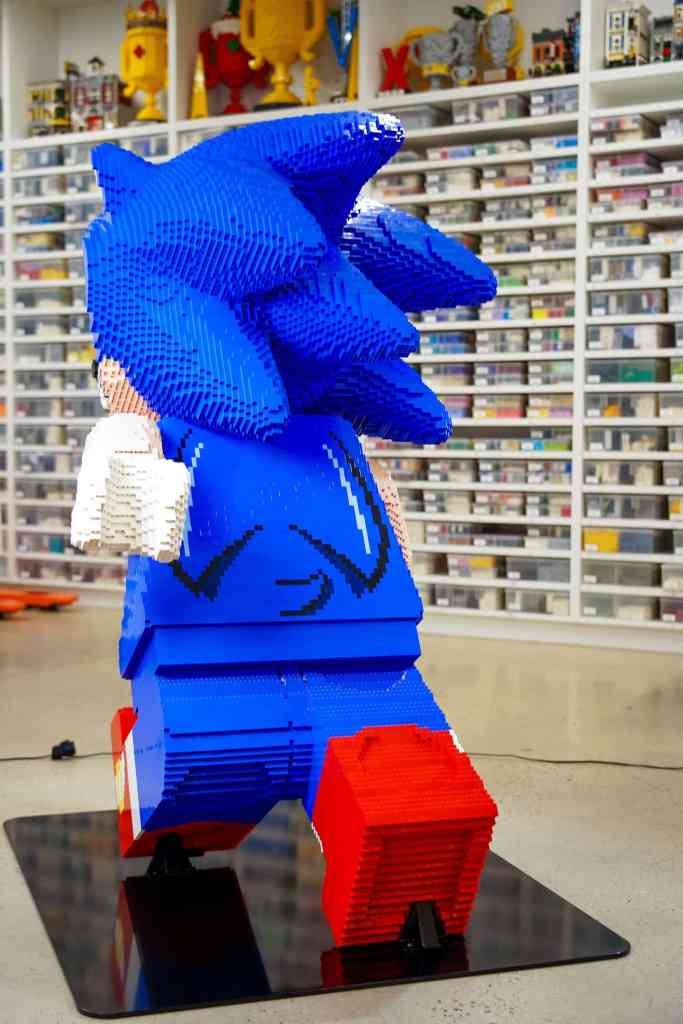 Life-Sized LEGO Sonic and Dr. Eggman Sculptures Arrive at Gamescom