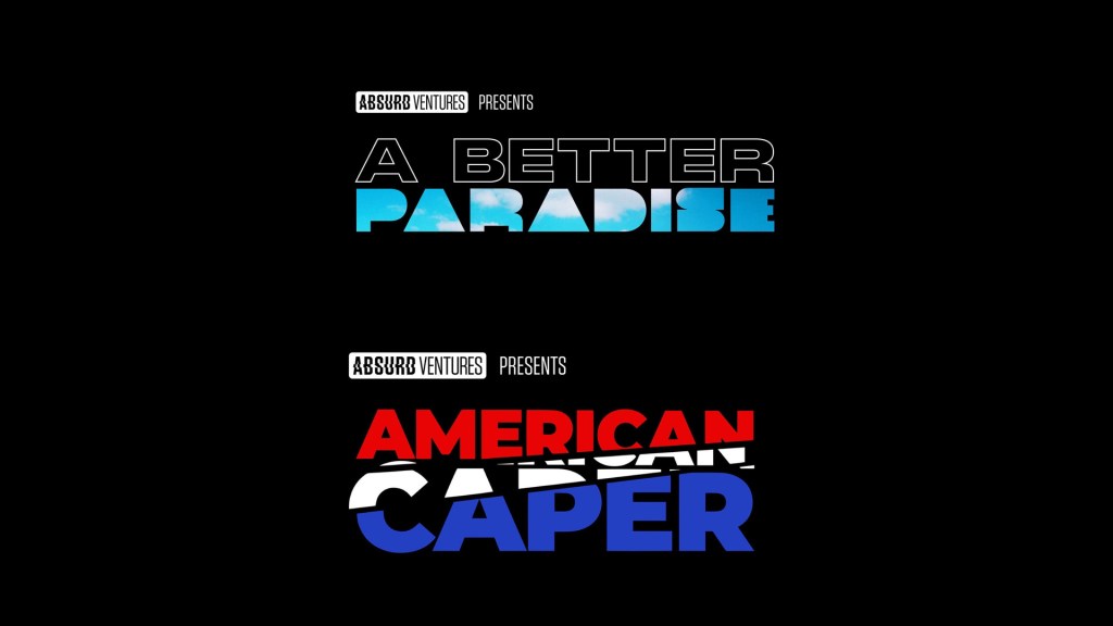 Absurd Ventures - A Better Paradise - American Caper - Logos