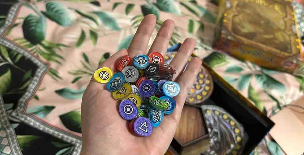 spellbook tokens board game