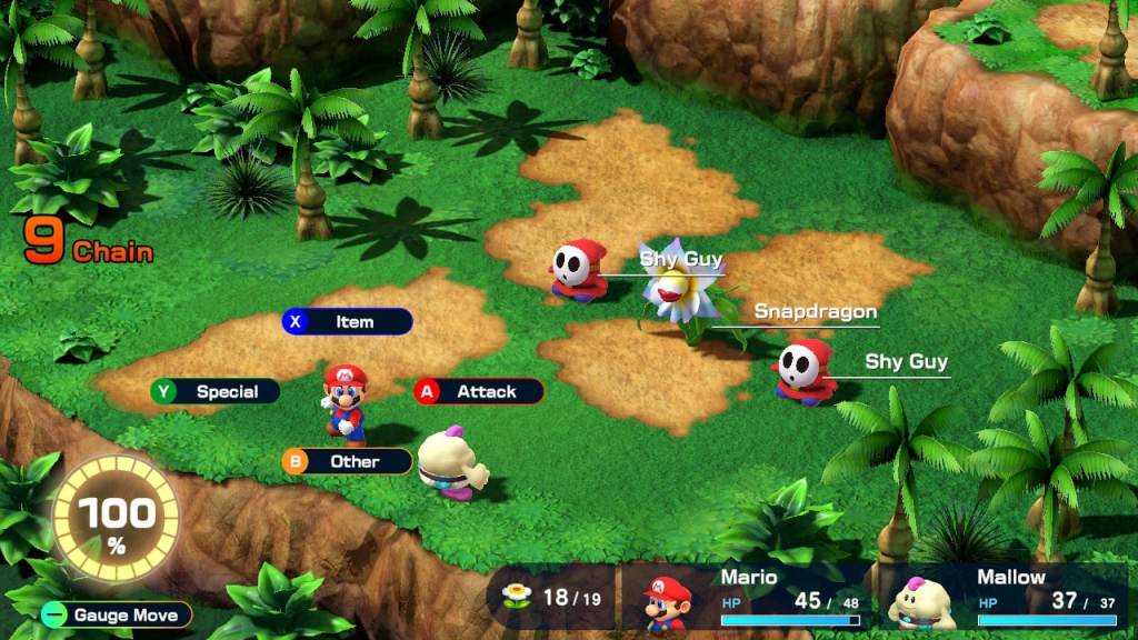 super mario rpg battles