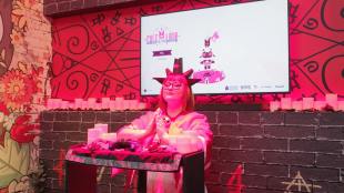 The Cult of the Lamb booth at PAX Aus 2023