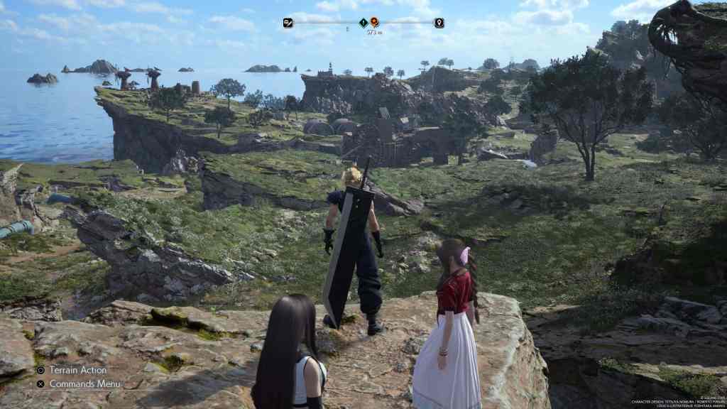 final fantasy 7 rebirth screenshot open world