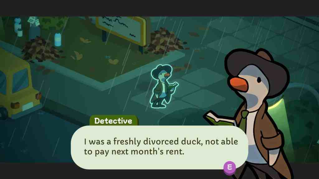 duck detective game