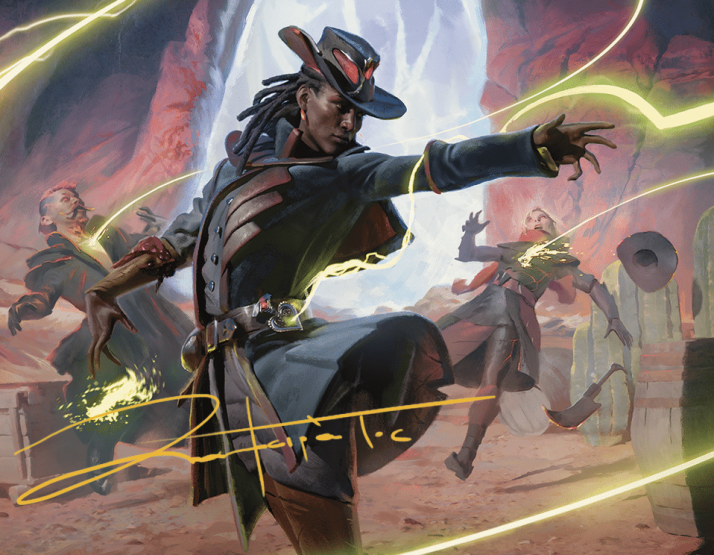 Get your first glimpse at TWO of the cards from MTG: Outlaws of Thunder Junction.