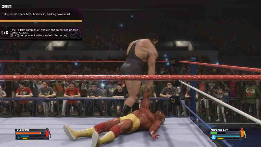 wwe 2k24 showcase mode gameplay hulk hogan and andre the giant