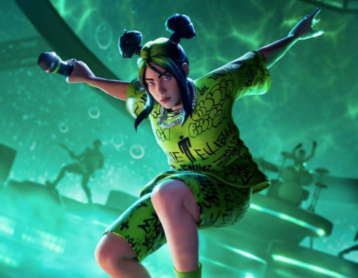 Billie Eilish is the latest featured artist in Fortnite Festival.