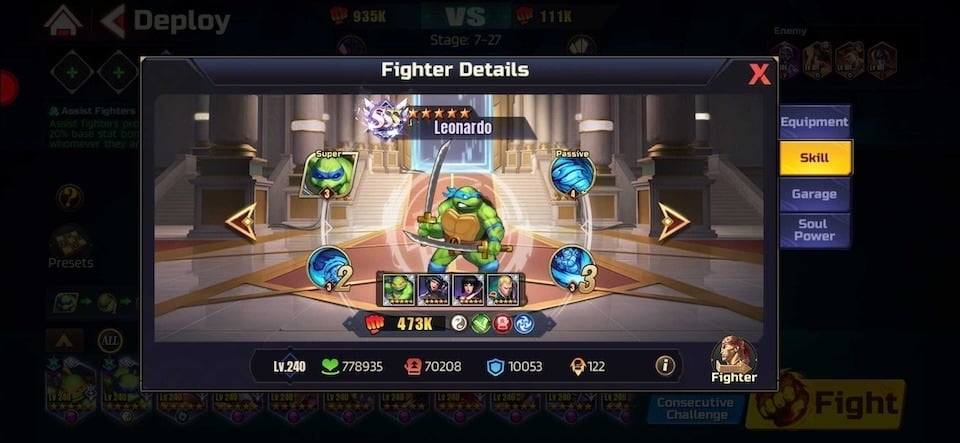 tmnt street fighter duel