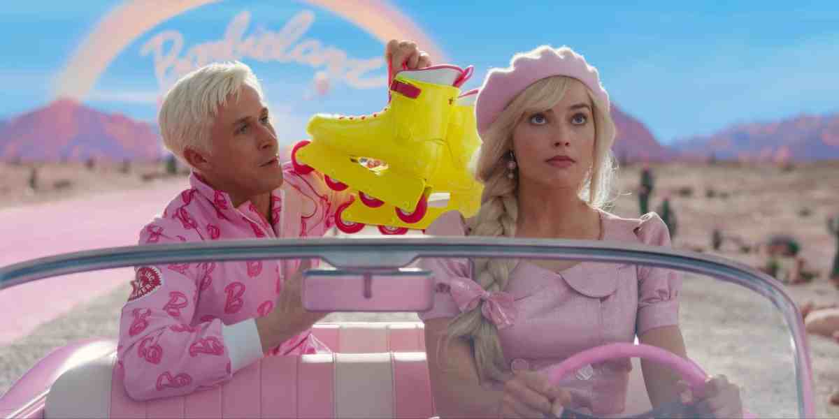 multiversus barbie and ken in car