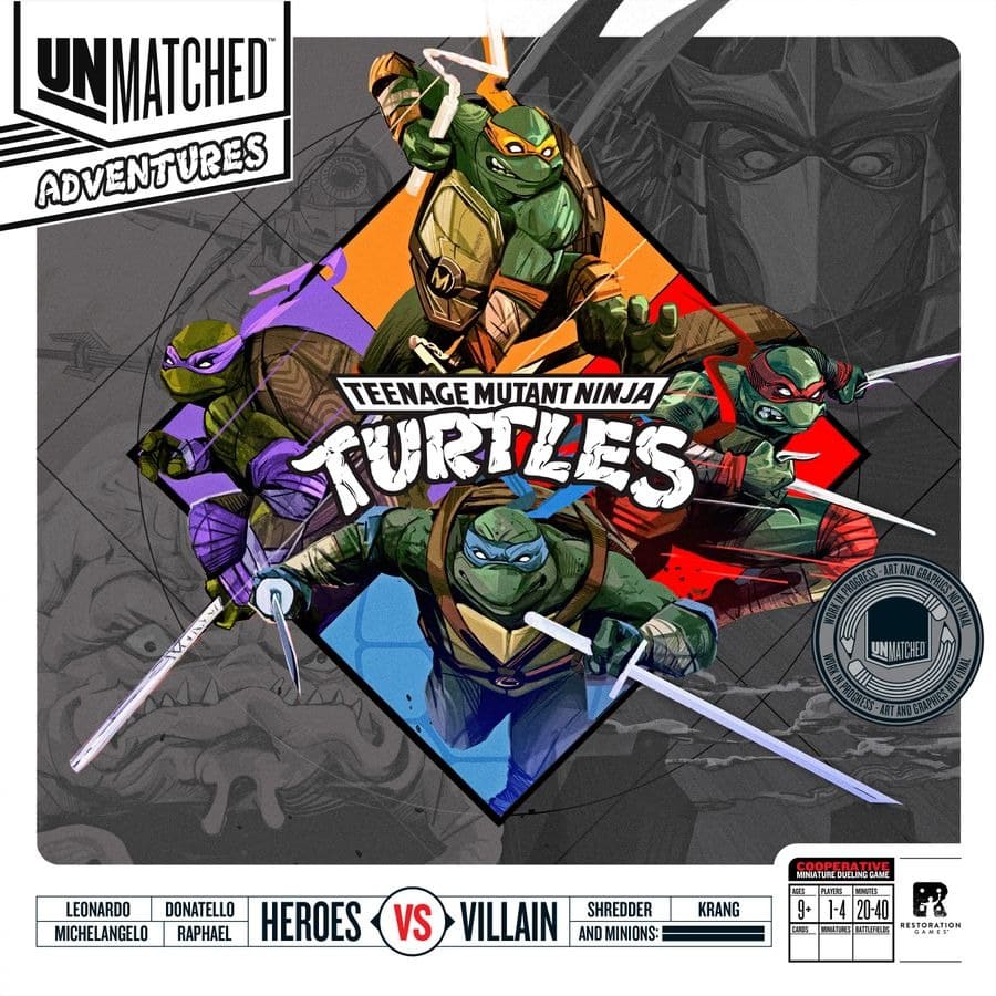 Unmatched Adventures Teenage Mutant Ninja Turtles announced