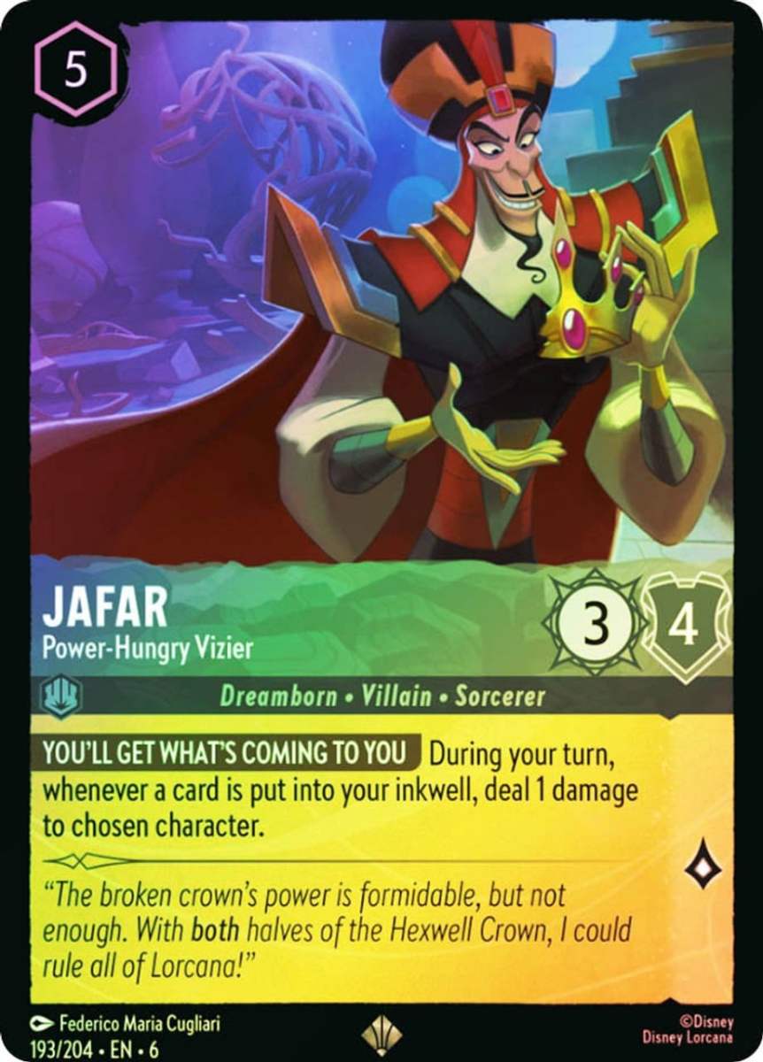jafar vizier disney lorcana