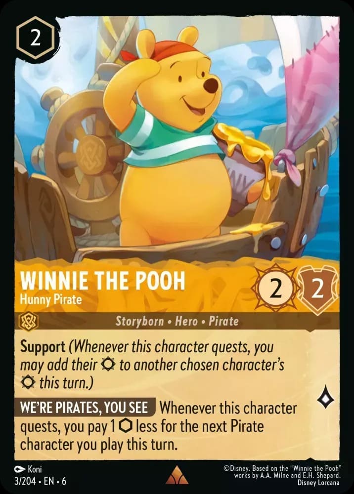 winnie the pooh hunny pirate