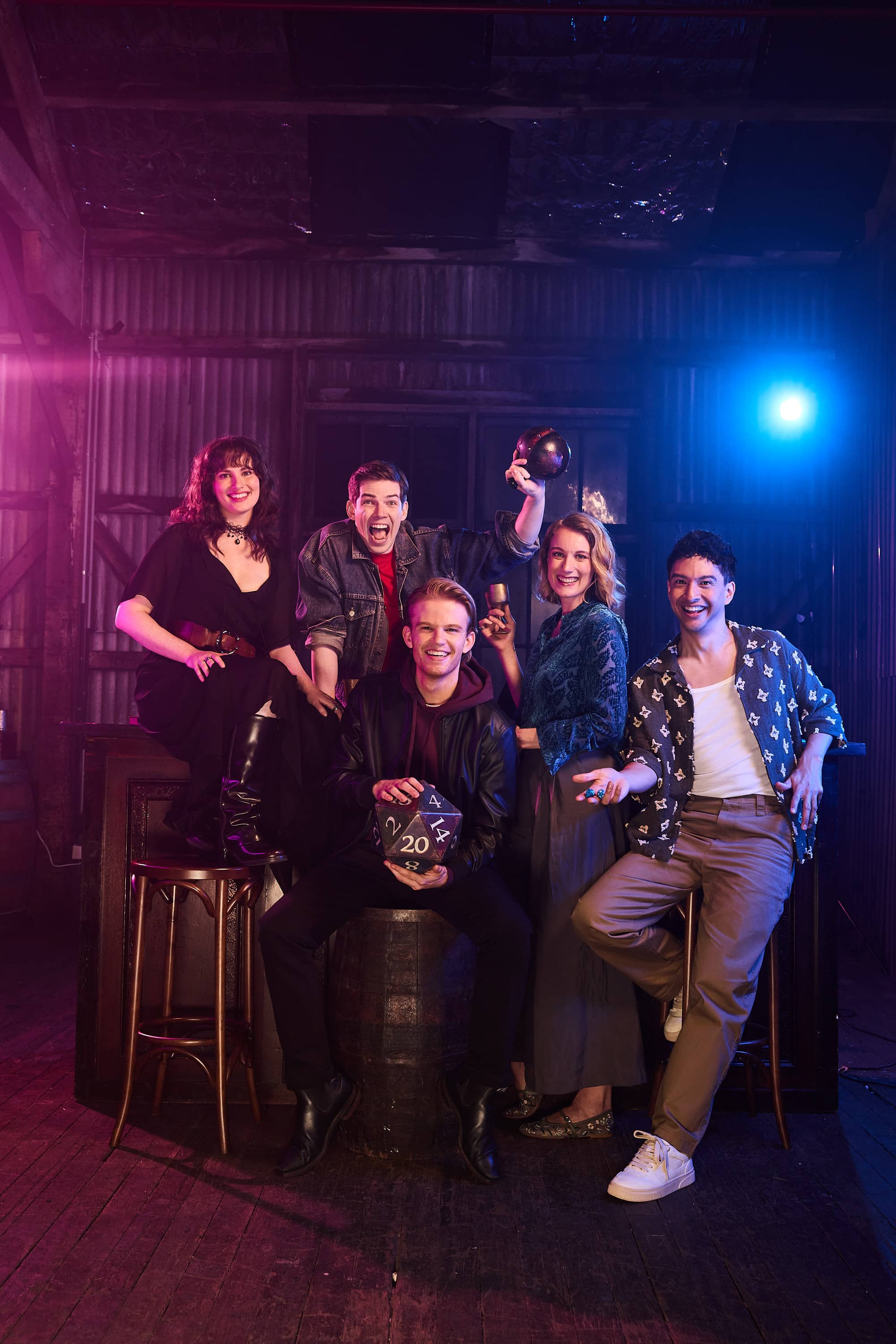 The Australian cast of D&D: The Twenty-Sided Tavern