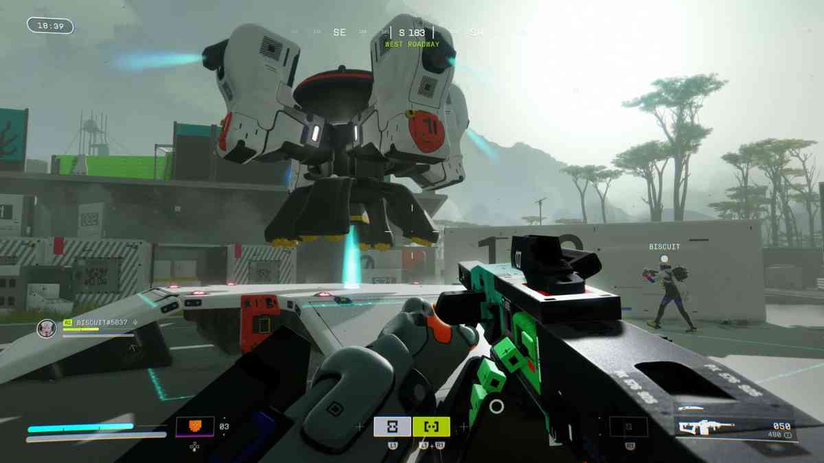 Marathon screenshot, from gameplay trailer.