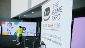 The Game Expo - sign at the entrance to the event