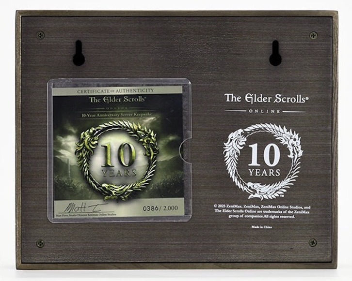 elder scrolls online plaque