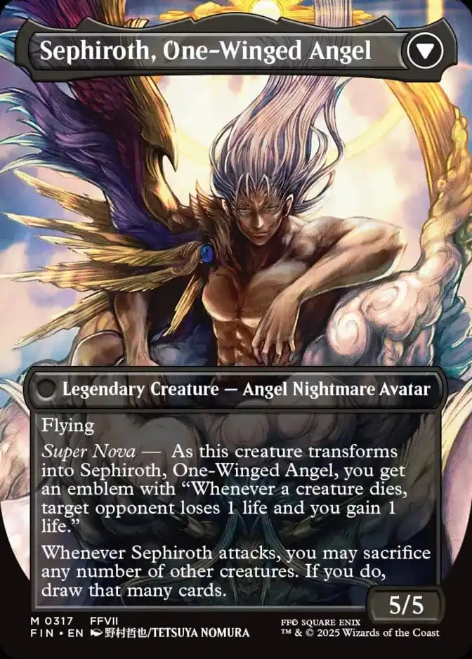 sephiroth one winged angel mtg final fantasy