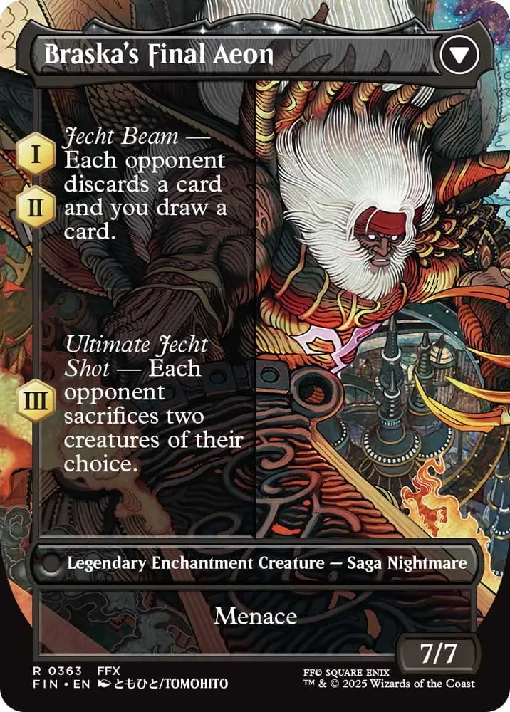 mtg full art braskas final aeon